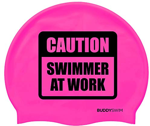 BUDDYSWIM 250855, Cappello in Silicone Nessun Genere, Rosa, Taglia Unica