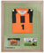 Bilderrahmen Trikotrahmen stabil RahmBig Eiche Natur 50 X 70 cm Rahmen für Trikots, Sport shirts + Passepartout Blassgrün