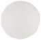 WohnDirect Premium Hochflor Badezimmerteppich Weiß • Rutschfester & Extra Flauschiger Badvorleger • Badteppich, Badematte Rund Ø 70 cm