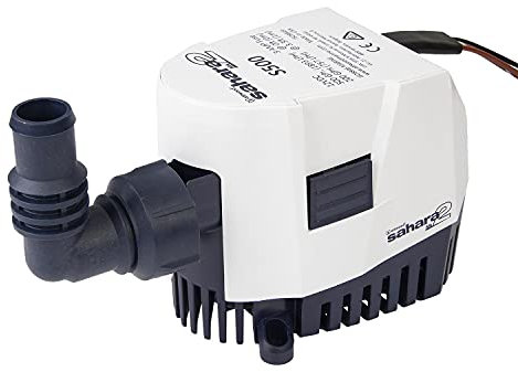 Attwood 5505-7 Sahara MK2 500 GPH Bomba de achique automática de 12 voltios