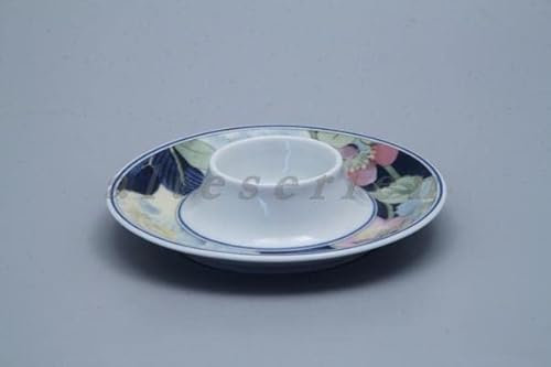 Generisch Eierbecher mit Schalenablage D 12 cm Mitterteich Unbekannte Formen Florales Dekor