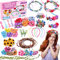Tacobear Blumenkranz Bastelset Kinder DIY Haarkranz Blumen Haarreif Armband Blumengirlande Haarschmuck Selber Machen Mitgebsel Kindergeburtstag Basteln Geschenk für Mädchen 4 5 6 7 8 9 10 Jahre
