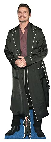 Star Cutouts CS1077 Pedro Pascal Cardboard Cutout Lifesize Cardboard Cutout With Mini