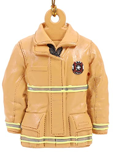 Homoyoyo Weihnachtsdeko Feuerwehrmann Uniform Ornament Hängende Feuerwehr Anhänger Feuerwehr Baumschmuck Geschenk Für Feuerwehrmänner Auto Home Restaurant Deko Geschenke