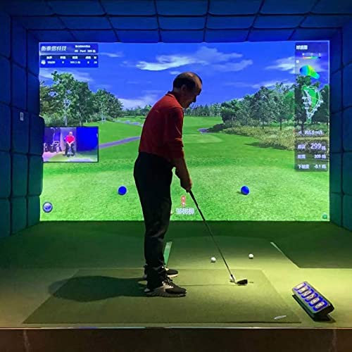 JHLP HD Impact Screen for Indoor Golf Simulator - Ideal Training Projection Surface - Durable Driving Net - Perfect for Home Practice