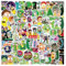 104pcs Rick and Morty Stickers Pack，Cute Sticker Vsco for Water Bottle，Laptop，Phone Case，Aesthetic Trendy Vinyl Funny Sticker for Adults，Teens，Kids …
