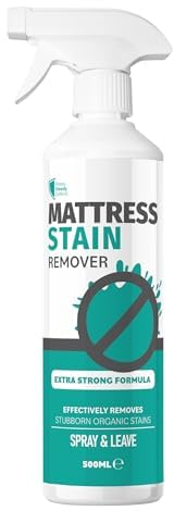 Mattress Stain Remover 500ML - Best Stain Remover Spray for Beds, Extra Strong Mattress Cleaner, Effective Blood and Stain Removers, Ideal for Home Use