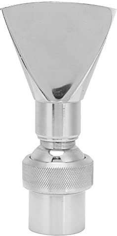 WOOXGEHM Buse de Fontaine, Tête de Fontaine Plate en Bec de Canard, Tête de Pulvérisation D'Arrosage pour Étang de Jardin, Arroseur de Fontaine D'Étang À Filetage Femelle G1in DN25