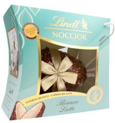 Uovo di Cioccolato Lindt Noccior Bianco Latte Confezione da 510 g Senza Glutine