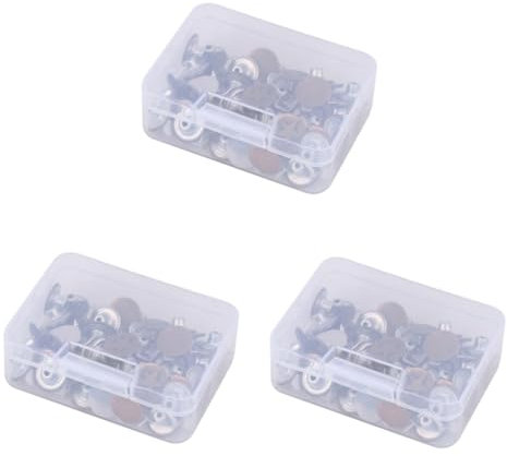 DIYEAH 150 Sets Jeansknopf-set Iron Tack Druckknopf-set Mit Nieten Für Jeansjacken