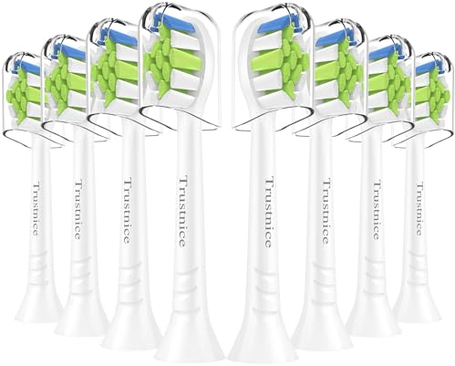 Trustnice Ersatzbürsten Kompatibel mit Philips Sonicare Elektrische Zahnbürste, Zahnbürstenkopf für Phillips Sonicare, 8 Stück