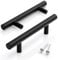 ARANA 20 Pack Kitchen cabinets Handle 64mm Black Cupboard Handles Kitchen Drawer pulls for Shower Door Bathroom Door Wardrobe Bedroom drawe Pull Stainless Steel