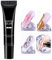 Colle à ongles en gel,Gel de colle à ongles, Colle strass pour ongles 15 ml Presse sur colle à ongles, Colle Gel UV pour ongles, pour réparer les ongles cassés, les strass, coller les ongles artificie