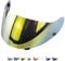Everalo Visiere Casque Compatible avec Hjc CS15 - IS16 - FG15 - TR1 - FS11 - CLSP - CLST 2 - CSR1 - Ecran HJ09 - Visière Casque Anti-Rayures (Or)