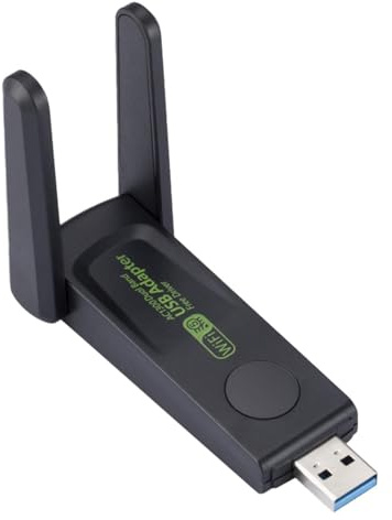 Adaptateur réseau sans Fil, Adaptateur sans Fil USB Dongle WiFi pour | Récepteur WiFi d'ordinateur de carte réseau sans fil double bande