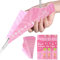 Geoyien Pisse Debout Femme, Entonnoir Urinaire Femelle Jetable, Rose, 30 Pièces