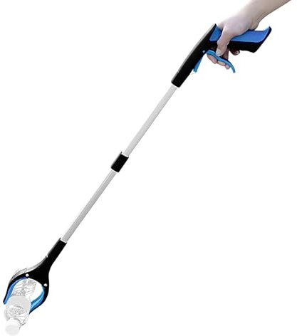 Pince Ramasse Objet Pliable, Outil De Préhension Et Ramasse-déchets, Pince Telescopique avec Crochet Magnétique, Ramasser sans Se Baisser, pour Personnes Âgées, Mobilité Réduite, 83cm