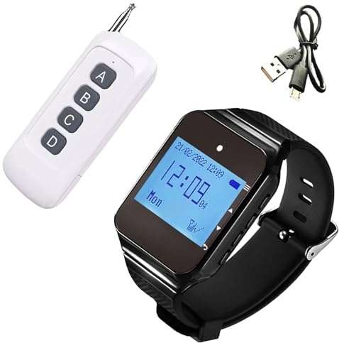 Bracelet d'appel d'urgence pour patients âgés, restaurant, appel, téléavertisseur, récepteur de montre avec affichage LED, dispositif d'appel pour hôpitaux
