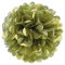 JZK 10 x Pom Pom Pompom Pompon, 25cm Durchmesser, Seidenpapier hängende Blume Dekoration Zubehör für Hochzeit Geburtstag Graduierung Taufe Kinder Party Weihnachten Halloween, Gold