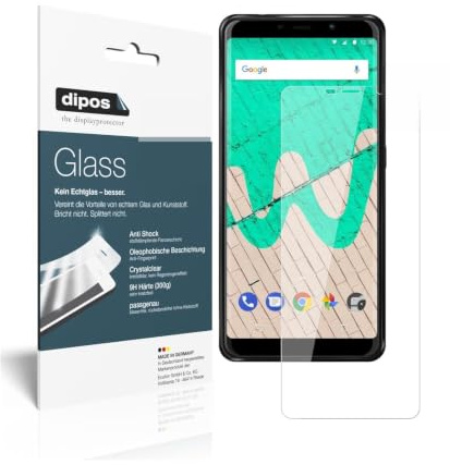 dipos 2x Displayschutzfolie 9H klar für Wiko View Max