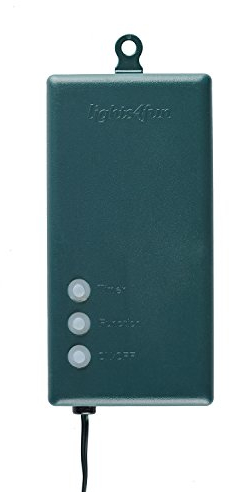 Lights4fun Outdoor Green Battery Box Type D with Timer 8 Lighting Functions Essential Range