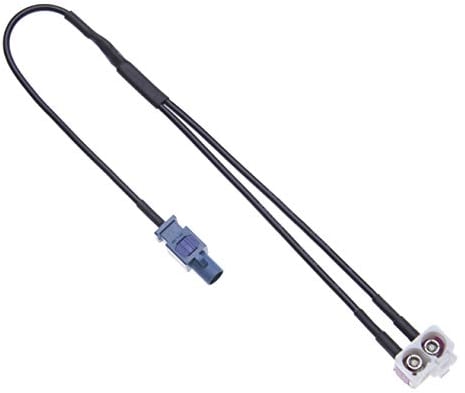 Diversity Auto Antennenadapter Fakra Stecker auf Typ B Doppelsteckdose von Keple | Soem-Fahrzeug-Luft GPS-Navigationsadapter für Automodelle mit RNS, RCD GPS Navigation