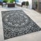 Paco Home In- & Outdoor Teppich Balkon Terrasse Vintage Orientalisches Muster Ornamente, Grösse:80x150 cm, Farbe:Schwarz