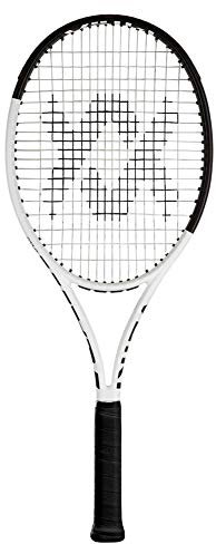Volkl Team Speed Prestrung - Raqueta de tenis blanca y negra