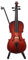 Oumefar 1 : 12 Puppenhaus Mini Holzinstrument Violine Modell 14cm Miniatur Cello Modell Miniatur Violine Modell für Craft Home Coffee House Ornament