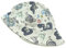 Kleine Könige Sonnenhut Sommer Mütze Baby Jungen · Modell Dino Drache Arthur grau · Ökotex 100 Zertifiziert · Größe 86/92