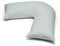 AIMANE® Kissenbezug für Rücken- und Nackenstütze, aus Perkal-Polycotton, V-förmig, pflegeleicht, nur orthopädisch, Schwangerschaft, Stillkissen, Entenei