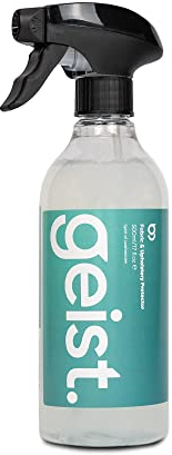 Geist. Spray protector de tela, tapicería y alfombras | para tapicería, alfombras, muebles, asientos de coche, zapatos y ropa | a prueba de manchas y hacer superficies resistentes al agua | 500 m