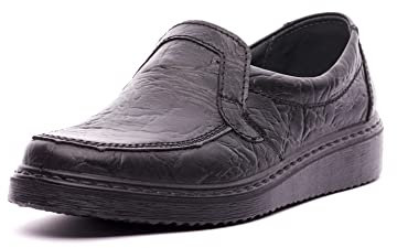 Nordan 11B60100 Mocasines de Piel para Hombre - Loafers de Cuero para Hombre Elegantes y Cómodos, Mocasines de Cuero Sin Cordones, Ideales para Oficina y Looks Casuales 44
