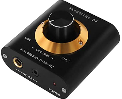 HOOCI PJ.MIAOLAI Mini HiFi Audio USB Decoder DAC CM6642 Kopfhörerverstärker Externe Soundkarte 24Bit/192kHz USB Eingang RCA Ausgang Amp