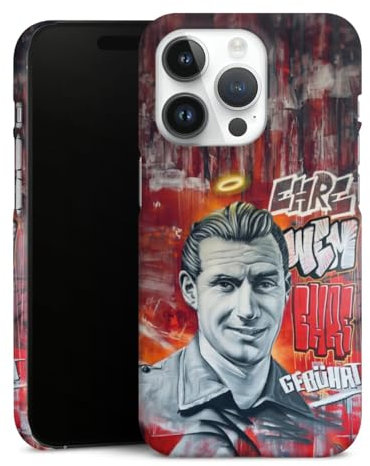 Premium Case kompatibel mit Apple iPhone 14 Pro Smartphone Handyhülle Schutzhülle matt 1. FC Kaiserslautern Fritz Walter 1. FCK