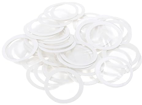 ibasenice 50stücke Flötenmembranen Für Kazoo Transparent Abs Material Flöten Zubehör Kazoo-teile Kleine Kompakte Membranen Mitnehmbar