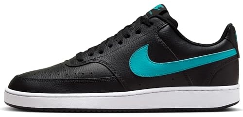 Nike Men's Court Vision Lo Low Top Shoes, Black Dusty Cactus White, 9.5 UK