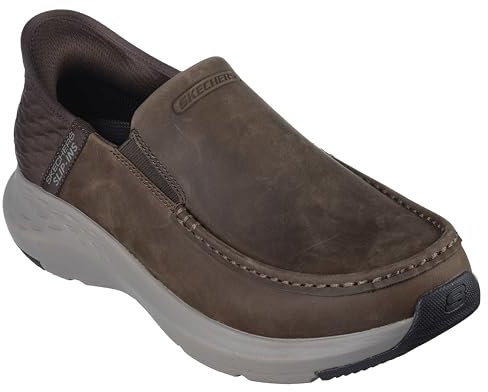 Skechers Slip-INS Parson - Zapatos OSWIN para Hombre, Cacao, 45 EU