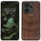 kwmobile Hülle kompatibel mit Xiaomi 13T / 13T Pro Hülle - Holz Case - Handy Cover - TPU Handyhülle in Dunkelbraun Indische Sonne
