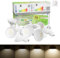 GY GU10 Led Dimmbar Neutralweiss Lampe, 4.9W 790 Lumen 4000K Neutralweiß Glühbirnen,75W Halogenlampe ersetzt,Abstrahlwinkel 120° Leuchtmittel,GU10 Dimmbar, Energiesparlampe,10 Stück