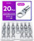 20 Stück Rohrkabelschuh 10mm2 M10 Kabelschuhe Set, ANVINKU Rohrkabelschuhe Set für Kfz Batteriekabel Set, Kabelschuh Sortiment, SC Rohrkabelschuh Set, 10mm² Kabelschuhe für Auto Motorräder Boote