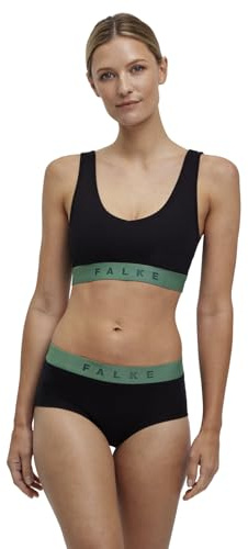 FALKE Damen Bustier Daily Comfort Multipack W Bu Baumwolle atmungsaktiv 2 Stück, Mehrfarbig Black Light Pink 0050, S