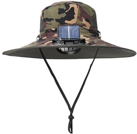 Solar Fan Sun Hat, Kappe Herren Sommer, Kappe Mit Ventilator Solar, Outdoor Hut Mit Ventilator, Outdoor Hüte Für Herren, Mütze Mit Ventilator Damen Sommer, Fishing Hat Men Women