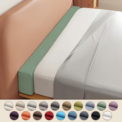 UWOBTN Matratzenfüllkissen für Bettbrücke, Bettlückenfüller, Kopfteil-Lückenfüller,zum Füllen der Lücke zwischen Matratze und Kopfteil/Wand/Bett, Doppelbett-Anschluss(#9,90x10x5cm/35x4x2in)