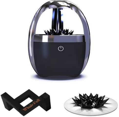 HusonoLife Ferrofluid Speaker - Dancing Ferrofluid Sound Visualizer with Music Rhythm, Portable Wireless Bluetooth Speaker, Bluetooth 5.0, 3000mAh Power, 8H Play Time, 4-Color Adjustable Lights