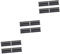 Gogogmee 12 STK Bildschirmhalterung Beweglicher Schreibtisch Schreibtischteiler Office-trennwand Basis Trennwandhalterung Halterungen Für Schreibtischunterteilungen Schreibtischklemme Abs