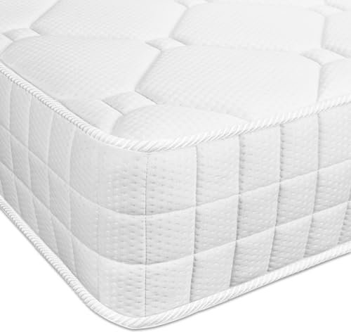 LAMB Matratze 90 x 200 cm Taschenfederkernmatratze, ergonomische 7 Zonen Federkernmatratze, Öko-Tex Zertifiziert, Höhe 20 cm, Matratze für Kinder und Erwachsene