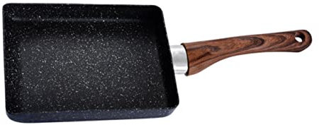 CHICAMPERA Tamagoyaki Pan Japanese Square Non Stick Kitchen Frying Pan for Making Mini Omelette Induction Stove Random Color