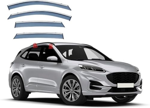 ZDHXZYQ Windabweiser-Set, kompatibel mit Ford Kuga MK3-CX482 2020-2024, Autoteilen