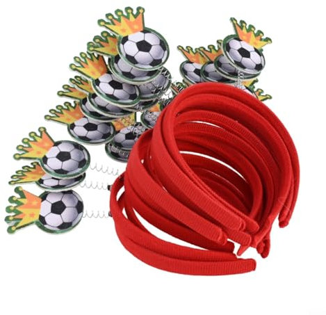 wenyouya Bandeau pour les fans de football pour la coupe de l'Euro 2024, idéal pour les fêtes et accessoires photo (F)